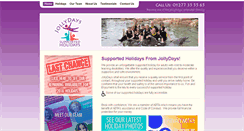 Desktop Screenshot of jollydaysholidays.co.uk